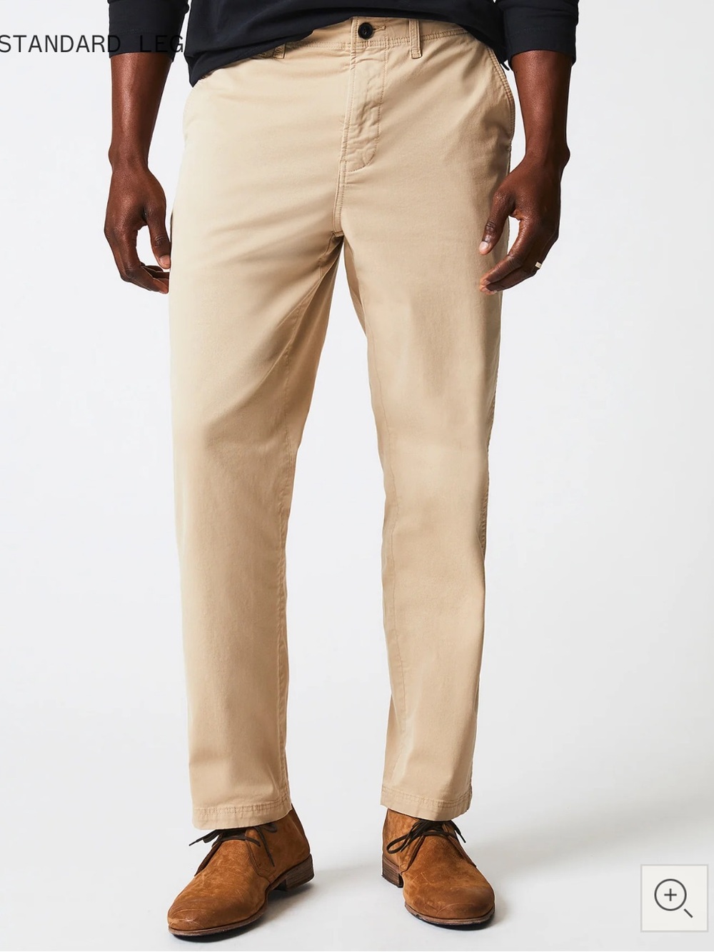 Billy Reid Beige Straight-Leg Chinos